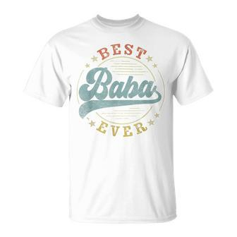 Best Baba Ever Father's Day Baba Vintage Emblem T-Shirt - Monsterry CA
