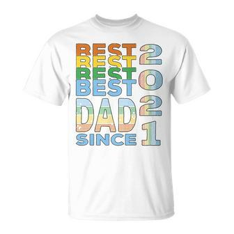 Best Dad Since 2021 Father's Day T-Shirt - Thegiftio UK