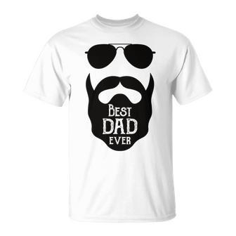 Best Dad Ever Bester Papa Für Bartträger Zum Herrentag T-Shirt - Geschenkecke