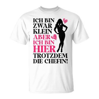 Beste Chefin Hier T-Shirt - Geschenkecke