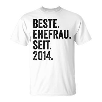 Beste Ehefrau Seit 2014 T-Shirt - Seseable