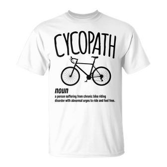 Bike Rider Cycopath Bicycle Cyclist T-Shirt - Monsterry AU