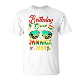 Birthday Crew Jamaica Vacation Party 2024 T-Shirt | Mazezy