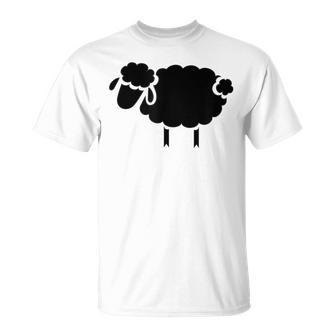 Black Sheep Silhouette T-Shirt - Monsterry DE