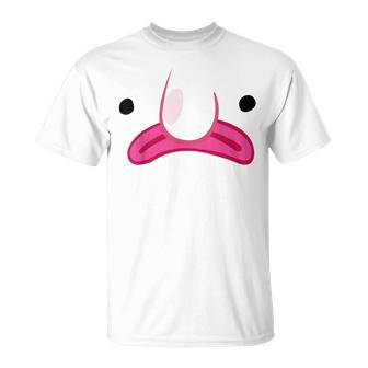 Blobfish Costume Ugly Blob Fish Face Grumpy Grouch T-Shirt - Thegiftio UK