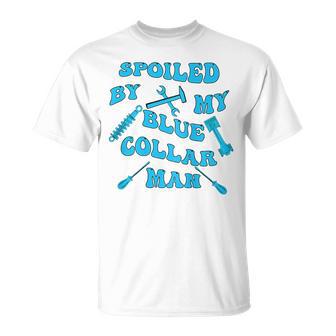 Blue Collar Pride Cherished By A Working Class Hero T-Shirt - Monsterry DE