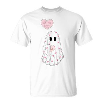 Be My Boo Ghost Happy Valentine's Day Couple T-Shirt | Seseable CA