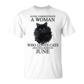 Was Born In June T-Shirt - Seseable