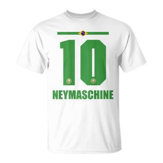 Brazil Sauf Men's Jersey Neymaschine Saufamen T-Shirt - Seseable