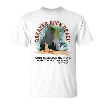Breaker Rock Beach Gods Rock Solid Truth In A World Vbs 2024 T-Shirt - Monsterry DE
