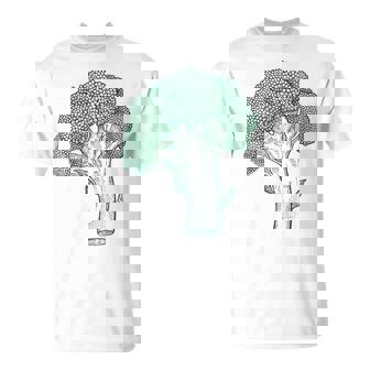Broccoli Vegetable Vintage Graphic Vegetarian Broccoli T-Shirt - Thegiftio UK