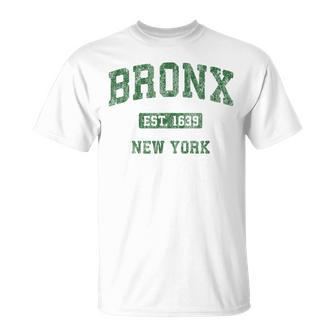 Bronx New York Ny Vintage Athletic Sports T-Shirt - Monsterry