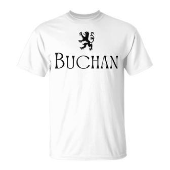 Buchan Clan Scottish Family Name Scotland Heraldry T-Shirt - Seseable