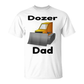 Bulldozer Father Dad Construction Machinery Men's T-Shirt - Monsterry DE
