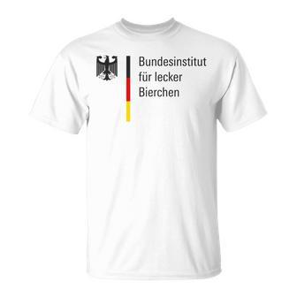 Bundesinstitut Für Leckere Bierchen Delicious Bier Party T-Shirt - Geschenkecke