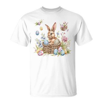 Bunny Easter Bunny Easter Egg T-Shirt - Monsterry