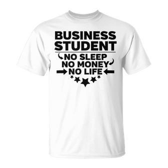 Business Student College Major T-Shirt - Monsterry