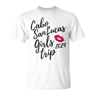 Cabo San Lucas Girls Trip 2024 Fun Matching Mexico Vacation T-Shirt - Seseable