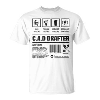 Cad Drafter Idea T-Shirt - Monsterry DE