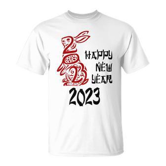 Camisa De Conejo Chino Año Nuevo Chino Del Conejo 2023 Manga Larga Camiseta unisex - Regaloses