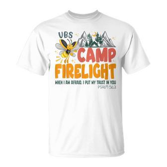 Camp Firelight Vacation Bible School Vbs 2024 Summer Camp T-Shirt - Monsterry AU