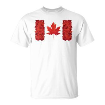 Canada Flag Canada T Canada Flag Canada Maps T-Shirt | Mazezy DE