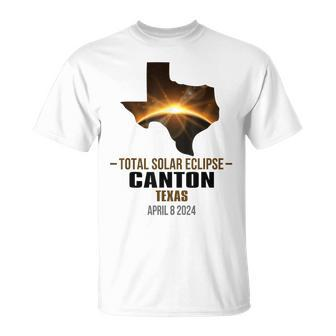Canton Texas Total Solar Eclipse 2024 T-Shirt | Mazezy