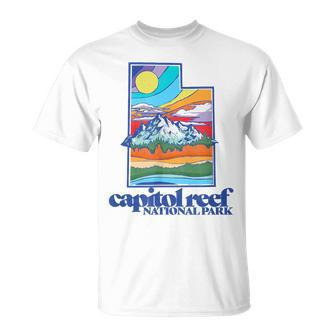 Capitol Reef National Park Utah Vintage Nature Outdoor T-Shirt - Monsterry CA