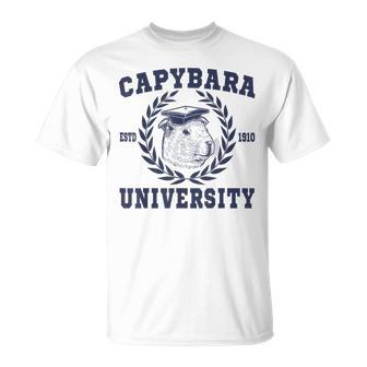Capybara University Capybara Meme Lover T-Shirt - Monsterry AU