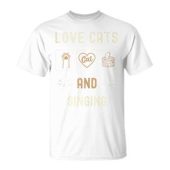 Cat Lover Cats And Singing Kittens Pet Women T-Shirt - Monsterry DE