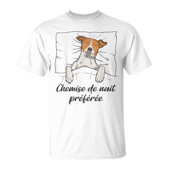 Chemise De Nuit Chien Pyjama Jack Russel T-Shirt - Cadeauxyz