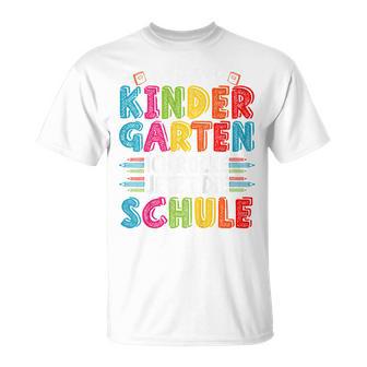 Children's Bye Bye Tschüss Kindergarten Ich Rocke Jetzt Die Schule T-Shirt - Geschenkecke