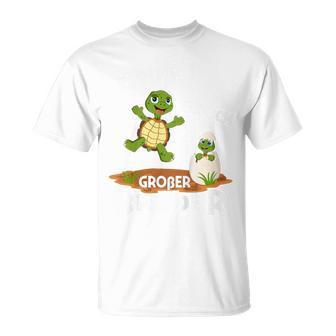 Children's Endlich Großer Bruder Sohn Geschwister Schildkrötes T-Shirt - Geschenkecke