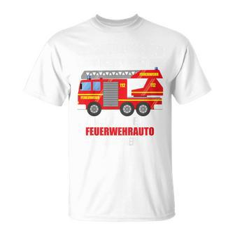 Children's Exxplordigung Dass Ich Zu Spät Bin Fire Engine T-Shirt - Seseable