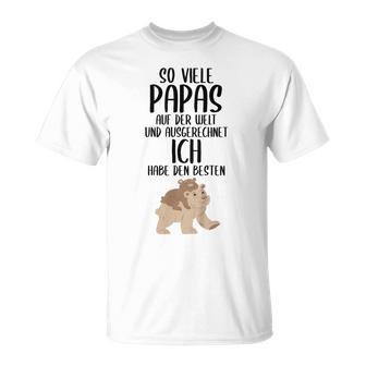 Children's Ich Habe Den Beste Papa Der Welt Ich 80 T-Shirt - Geschenkecke