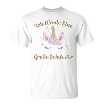 Children's Ich Werde Eine Große Schwester Ich Werde Eine T-Shirt - Seseable