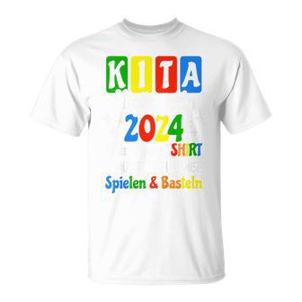 Children's Kita Abgängerin 2024 Kita Geschafft 2024 Kita Graduate 2024 T-Shirt - Geschenkecke