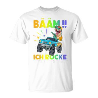 Children's Schulkind 2023 With Dino Bäm Ich Rocke Die Schule T-Shirt - Geschenkecke