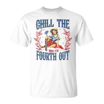 Chill The Fourth Out Retro 4Th Of July T-Shirt | Mazezy UK