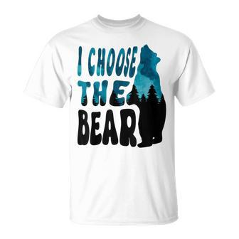 I Choose The Bear 2024 Bear In The Camp Trending T-Shirt | Mazezy UK
