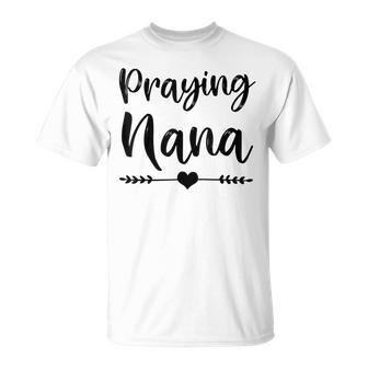 Christian Grandma Religious Quote Bible Praying Nana T-Shirt - Monsterry CA