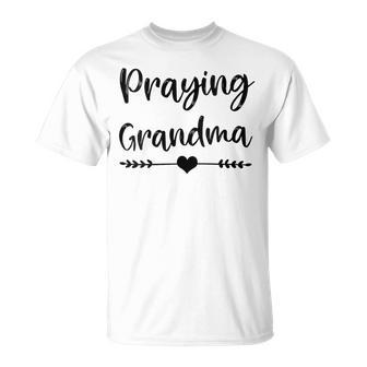 Christian Nana Religious Quote Bible Verse Praying Grandma T-Shirt - Monsterry AU