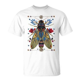 Cicada Entomology Lover Cicada Fest 2024 Broods Xix Xiii T-Shirt - Monsterry UK