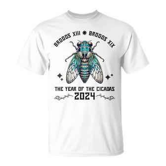 Cicada Lover Brood Xix Brood Xiii Year Of The Cicada 2024 T-Shirt - Monsterry UK