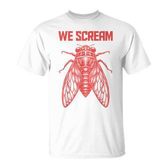 Cicada We Scream 2024 T-Shirt - Monsterry