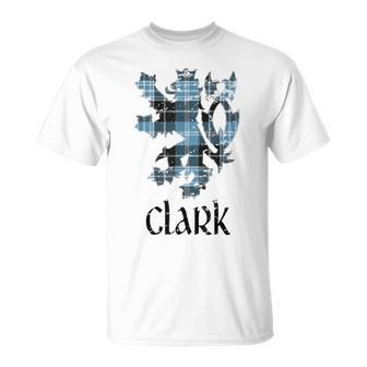 Clan Clark Tartan Scottish Family Name Scotland Pride T-Shirt - Seseable