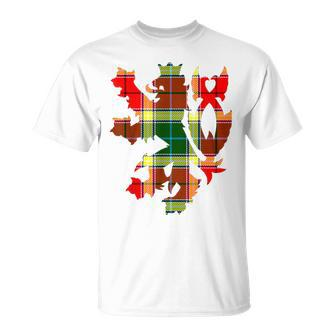 Clan Gibbs Tartan Scottish Family Name Scotland Pride T-Shirt - Seseable