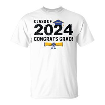 Class Of 2024 Congrats Grad 2024 Congratulations Graduate T-Shirt - Monsterry UK