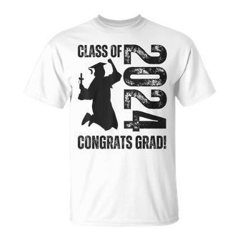 Class Of 2024 Congrats Grad 2024 Graduate Congratulations T-Shirt - Monsterry UK