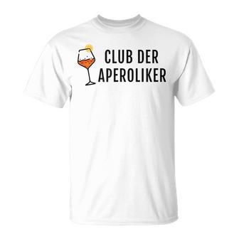 Club Der Aperoliker Aperol Spritz T-Shirt - Seseable